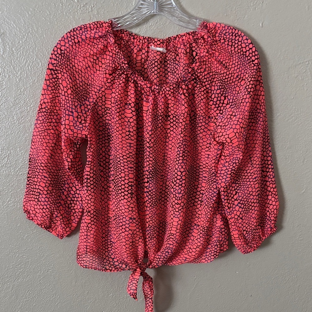 Disney D-Signed Girls Animal Print Top, XL